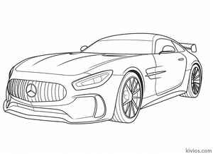 Mercedes Benz AMG Coloring Page #313958654