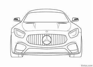 Mercedes Benz AMG Coloring Page #3211032547