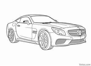 Mercedes Benz AMG Coloring Page #3211818529