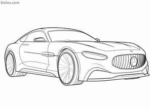 Mercedes Benz AMG Coloring Page #321683355