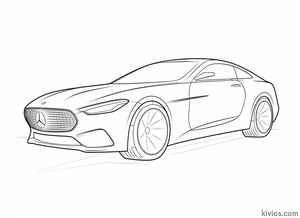 Mercedes Benz AMG Coloring Page #394430069