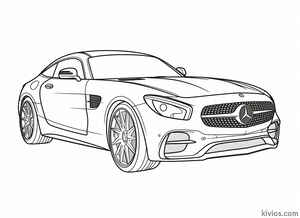 Mercedes Benz AMG Coloring Page #41465064