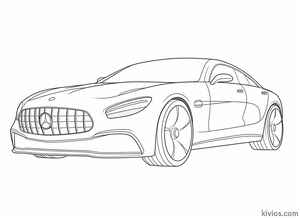 Mercedes Benz AMG Coloring Page #69669734