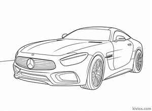 Mercedes Benz AMG Coloring Page #755122911