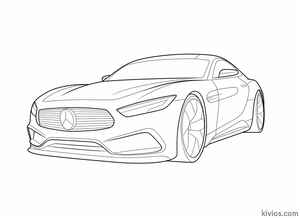 Mercedes Benz AMG Coloring Page #75715534