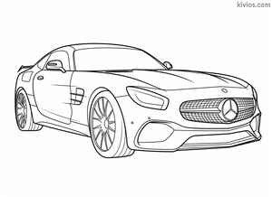 Mercedes Benz AMG Coloring Page #757932300