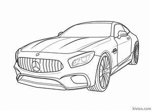 Mercedes Benz AMG Coloring Page #764010165