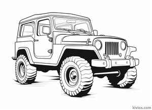 Off-Road Jeep Coloring Page #143048239