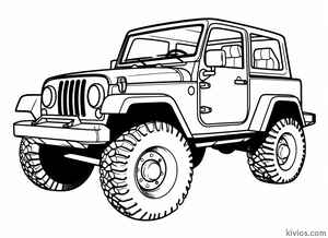 Off-Road Jeep Coloring Page #1704817168