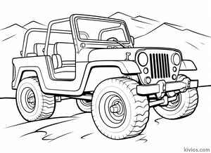 Off-Road Jeep Coloring Page #177718830