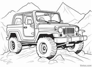 Off-Road Jeep Coloring Page #1944821016