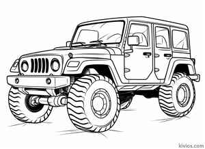 Off-Road Jeep Coloring Page #3086516587