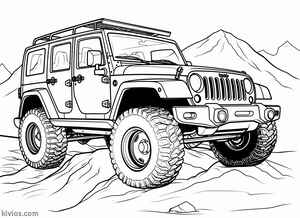 Off-Road Jeep Coloring Page #336515591