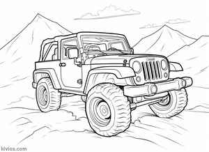 Off-Road Jeep Coloring Page #68642569