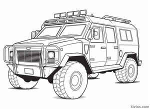 Police Truck Coloring Page #546731614