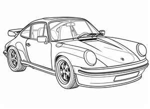 Porsche 911 Coloring Page #2379417436