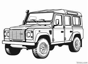 SUV Coloring Page #1002129974
