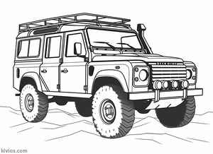 SUV Coloring Page #11723696