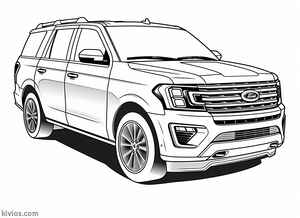 SUV Coloring Page #130563542