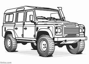 SUV Coloring Page #1310615741