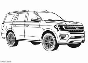 SUV Coloring Page #1320818871