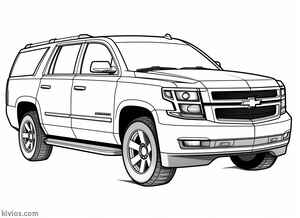 SUV Coloring Page #1322528865