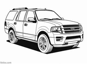 SUV Coloring Page #1383815407