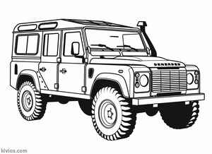 SUV Coloring Page #1756810339