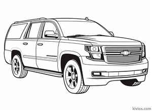 SUV Coloring Page #2236913010