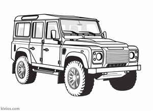 SUV Coloring Page #2277919284