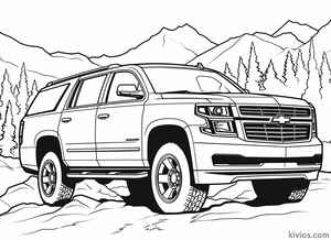 SUV Coloring Page #241932230