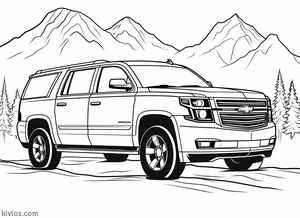 SUV Coloring Page #2540322430