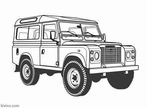 SUV Coloring Page #2665419342