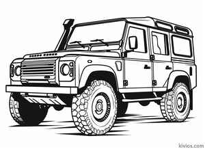 SUV Coloring Page #279357421