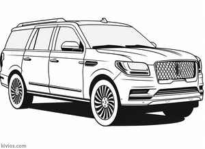 SUV Coloring Page #300045877