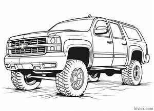 SUV Coloring Page #319998925