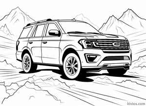 SUV Coloring Page #3224929386