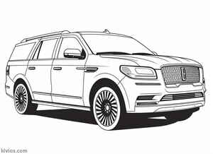 SUV Coloring Page #4733431