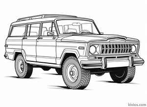 SUV Coloring Page #622724557