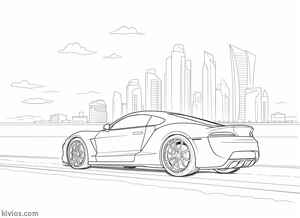 Toyota Supra Coloring Page #1002027298