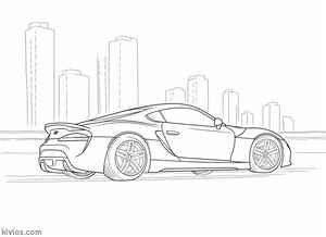 Toyota Supra Coloring Page #124919758