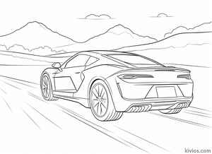 Toyota Supra Coloring Page #2735915589