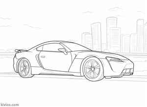 Toyota Supra Coloring Page #3024813931