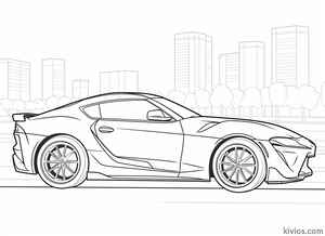 Toyota Supra Coloring Page #877118611