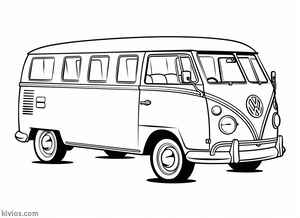 VW Bus Coloring Page #1785419836