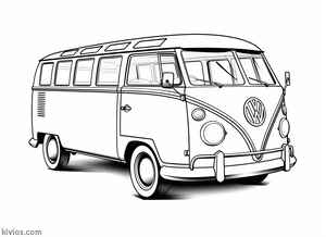 VW Bus Coloring Page #2115029520