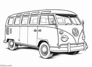 VW Bus Coloring Page #2292515209