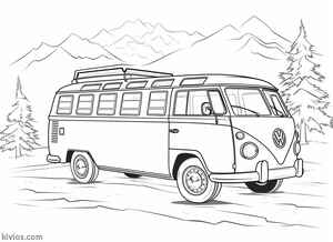 VW Bus Coloring Page #2785715983