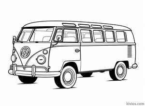 VW Bus Coloring Page #297722522