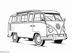 VW Bus Coloring Page #3148314652